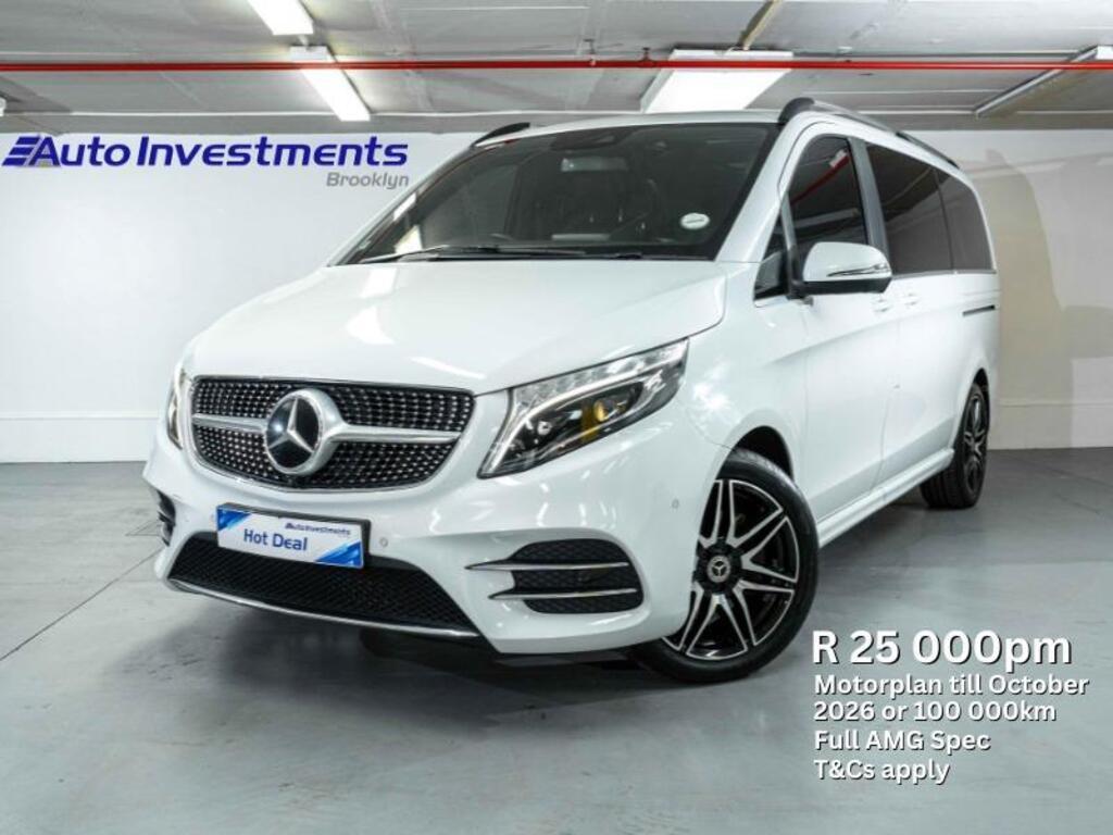 Leder Auto Fußmatten Für Mercedes Benz V-Class V220d V250d V300d L – Allwetter Wasserdicht Schwarz