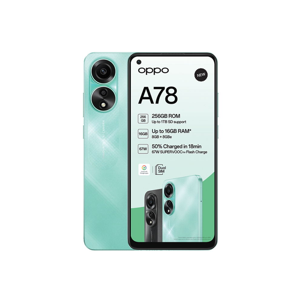 Oppo A78 4G Dual Sim 256GB - Green - Avo
