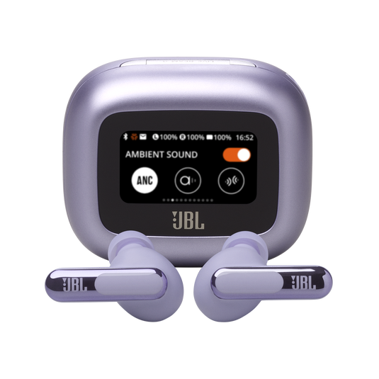 JBL Live Beam 3 True Wireless Noise-Canceling Earbuds with Stick
