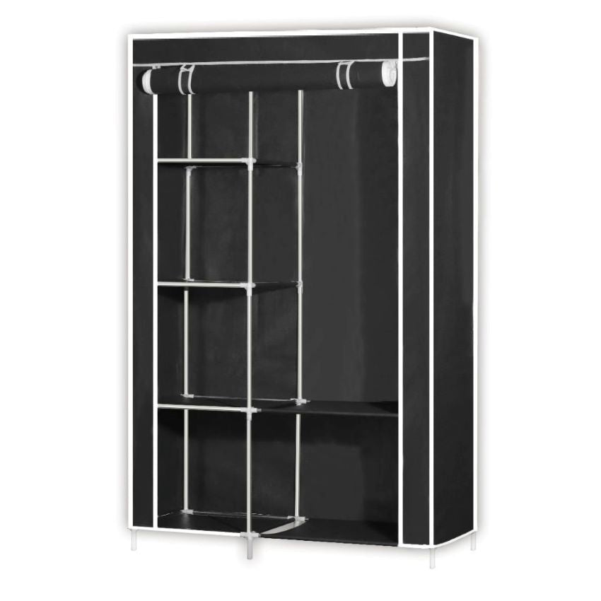 Nudekor - Double Wardrobe Storage Rack - Grey - Avo