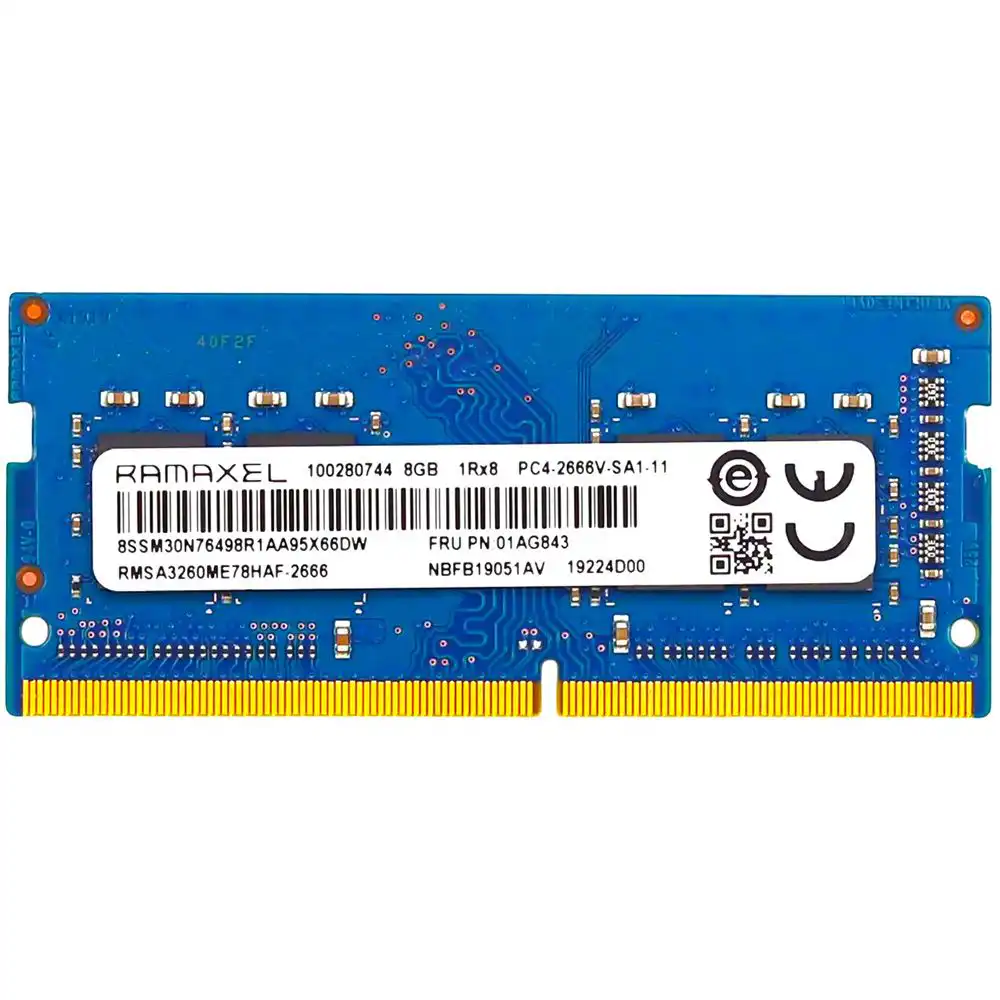RAMAXEL RMSA3260ME78HAF-2666 8GB PC4 2666MHz S-DIMM OEM Laptop