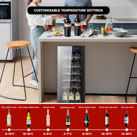 Milex 18 Bottle Wine Cooler - Avo