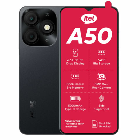スマートフォン本体 itel A50 8GB RAM 64GB ROM itel A50 Smartphone