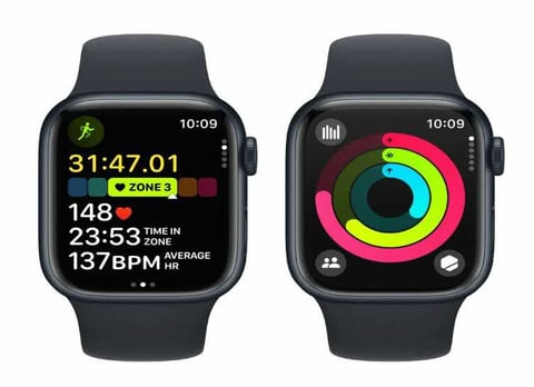 Apple Watch Series 9 GPS 45mm Midnight Aluminium Case with
