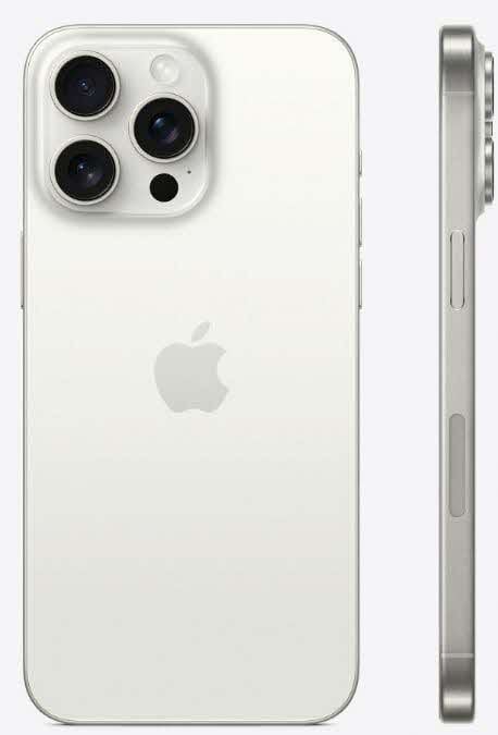 iPhone 15 Pro Max 256GB - White Titanium- With Free AvoCare - Avo