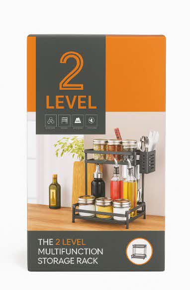 2 Level Multifunction Storage Rack - Avo