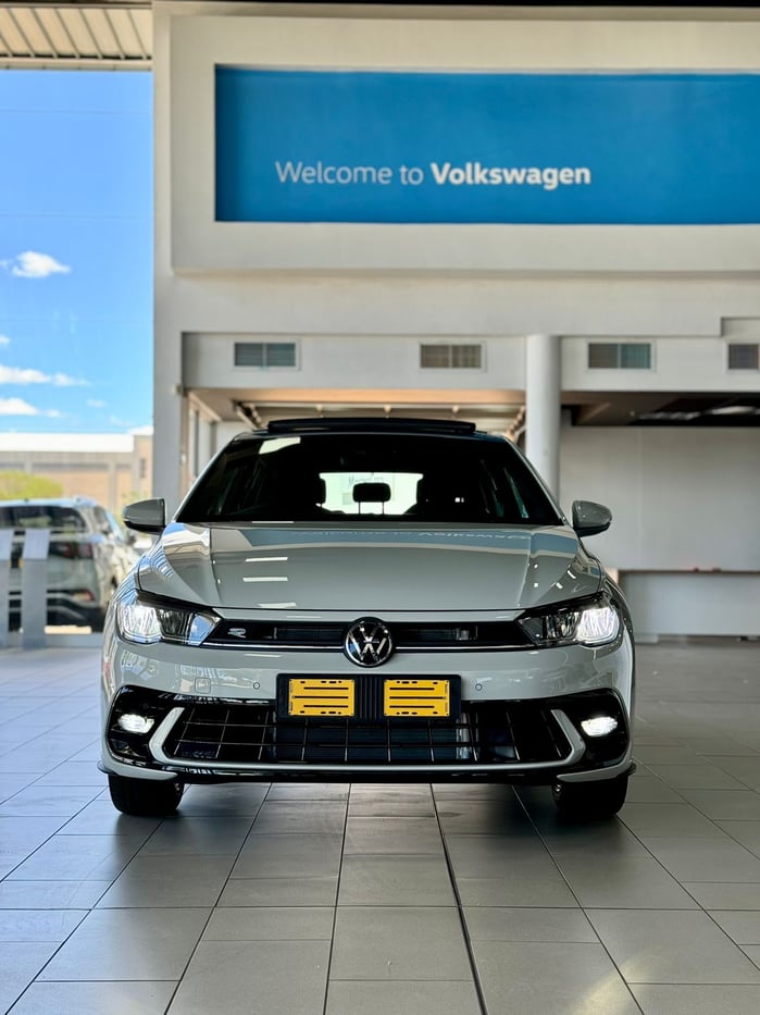 Silver Golf Polo R Line Volkswagen (VW) Polo TSi R-Line (85kW) For