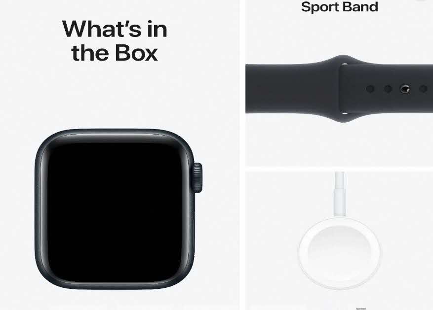 Apple Watch SE GPS 40mm Midnight Aluminium Case with