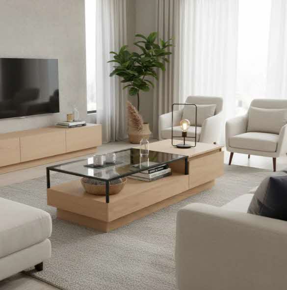 Jasmine Coffee Table - Finery - Avo