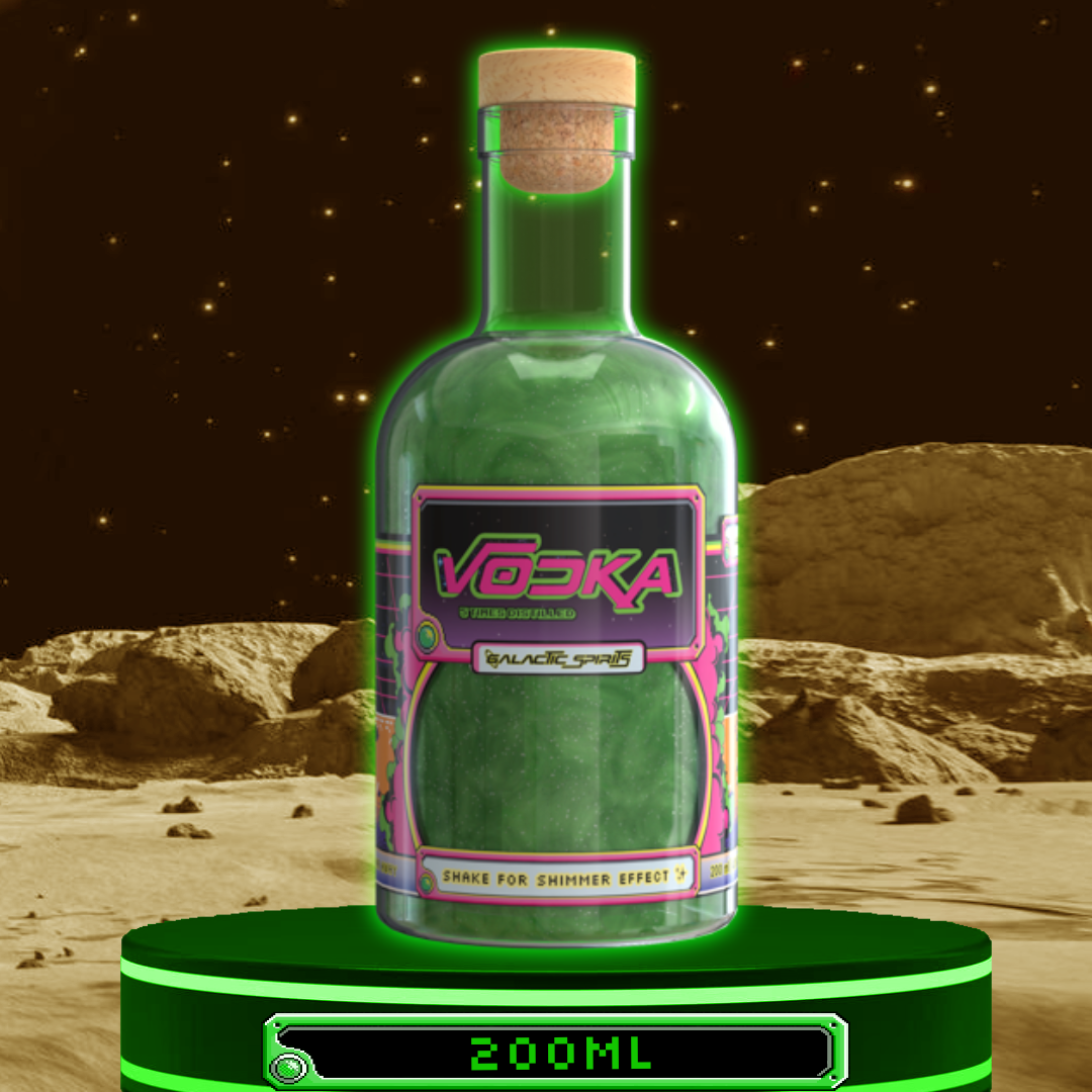 Galactic Spirits - Premium Glitter Vodka - 200mL - Avo